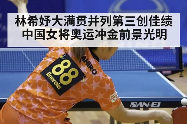 林希妤大满贯并列第三创佳绩中国女将奥运冲金前景光明